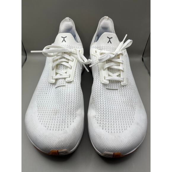 Flux Adapt Runner White Gum Running Athletic Barefoot Knit Shoes Sneakers - Picture 4 of 7